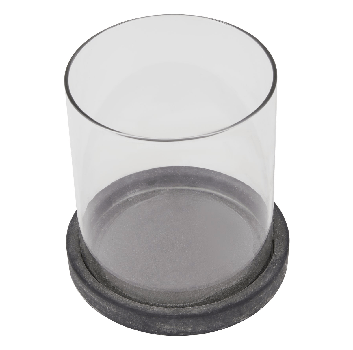 Athena Grey Stone Hurricane Lantern