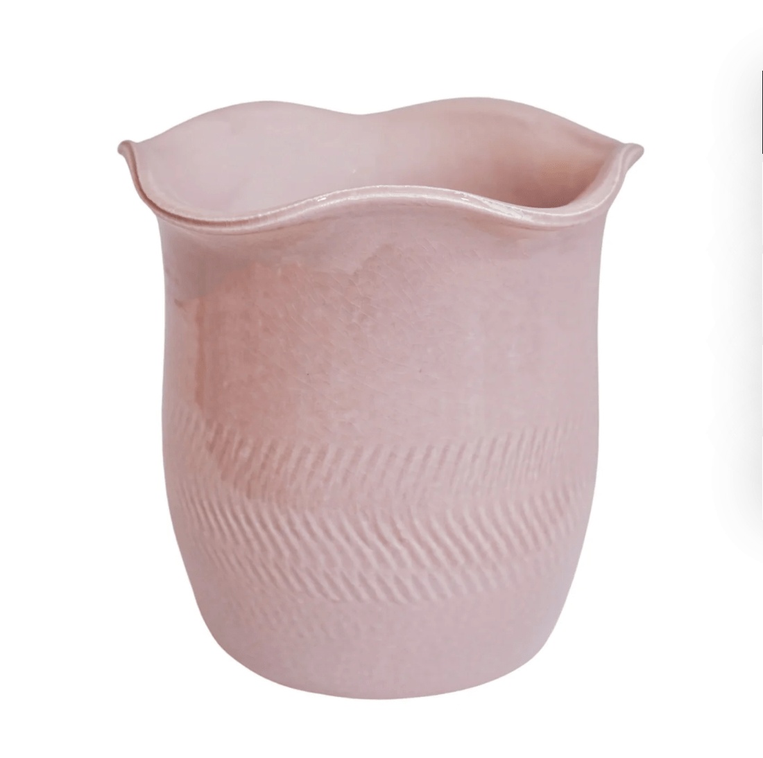 Camellia Scalloped Edge Planter