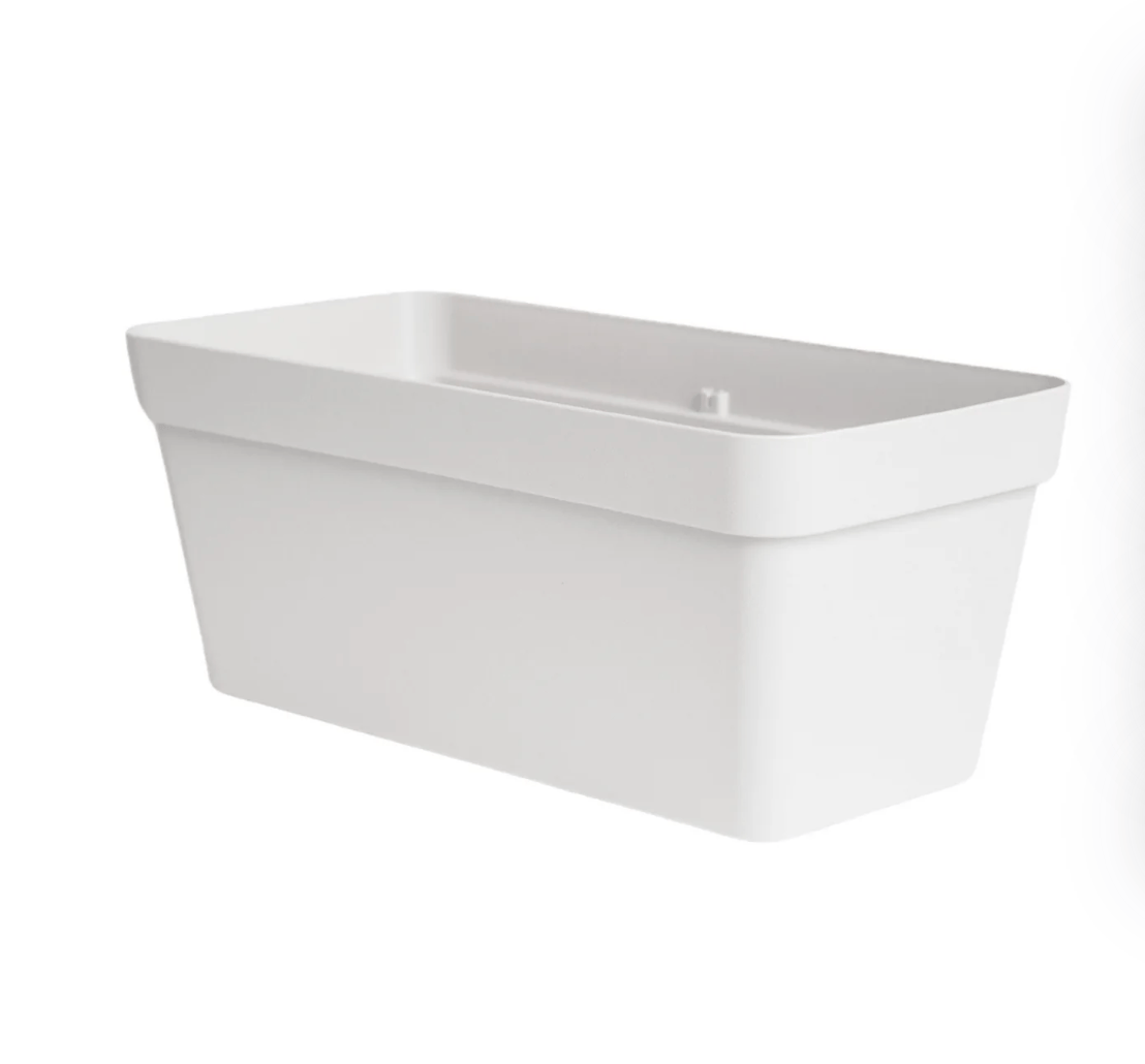Cleo Rectangle Flower Box With Wheels