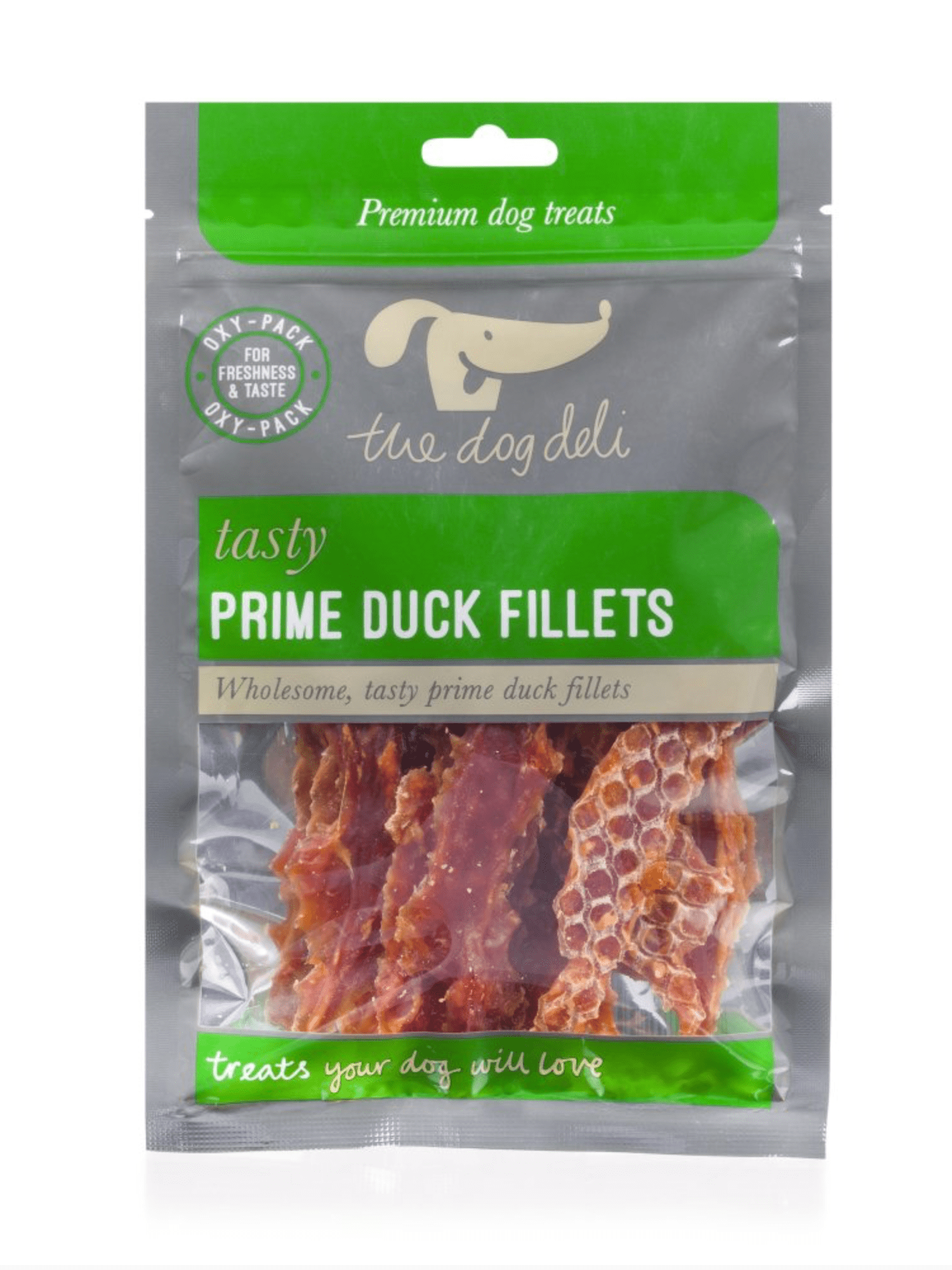 Petface Dog Deli Prime Duck Fillets Dog Treats Turquoise Living