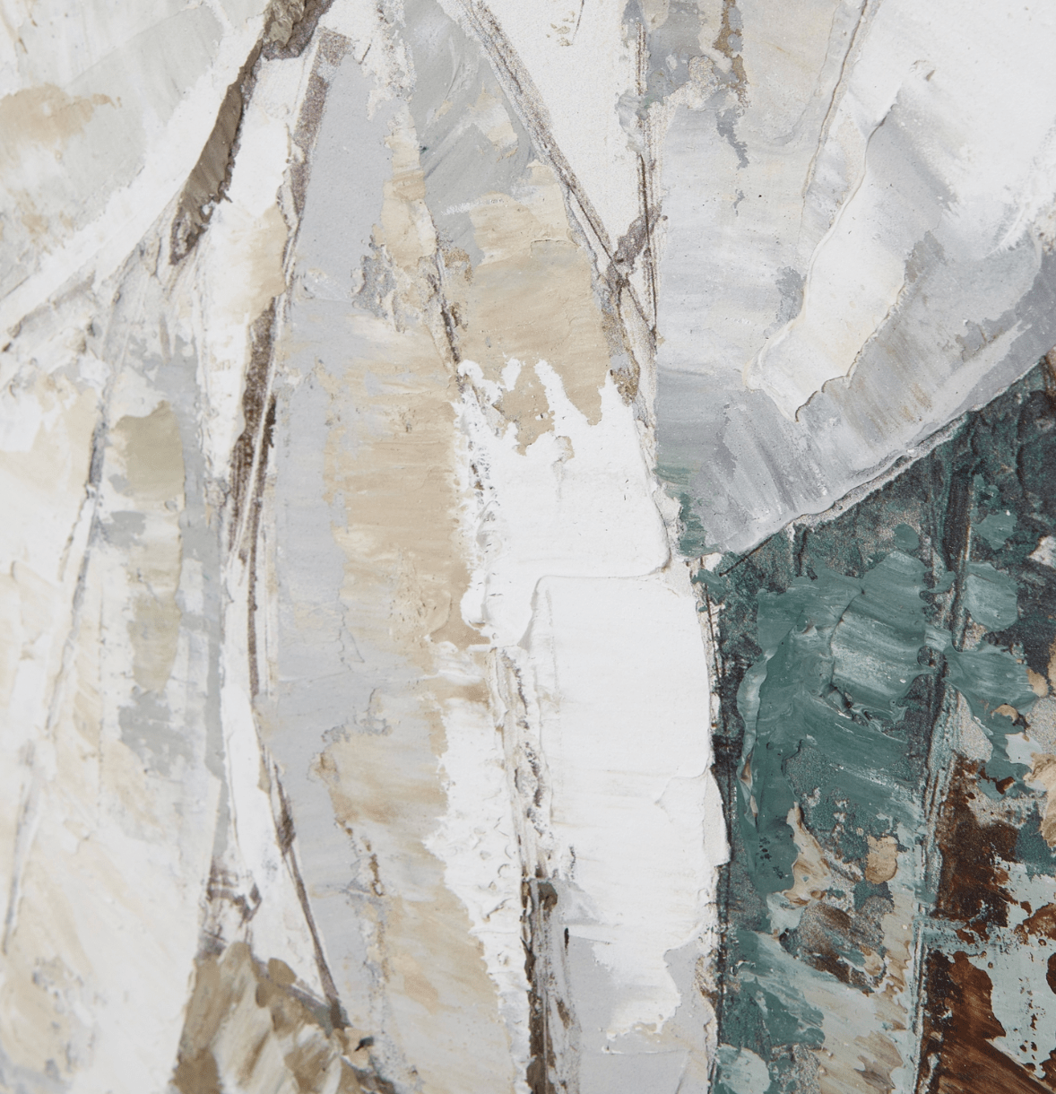 Dolce Mottle Leaf Framed Painting On Canvas