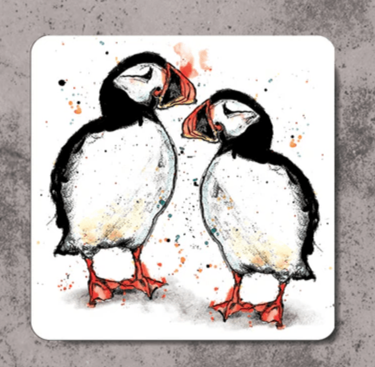 Dollyhotdogs Puffin Coaster