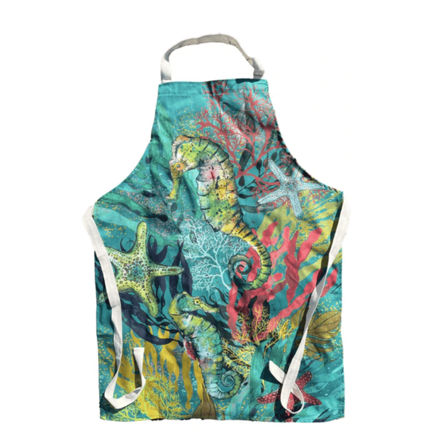 Dollyhotdogs Seahorse & Starfish Apron