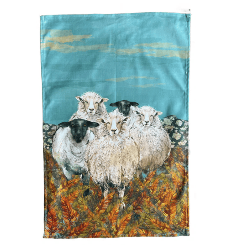 Dollyhotdogs Sheep Tea Towel