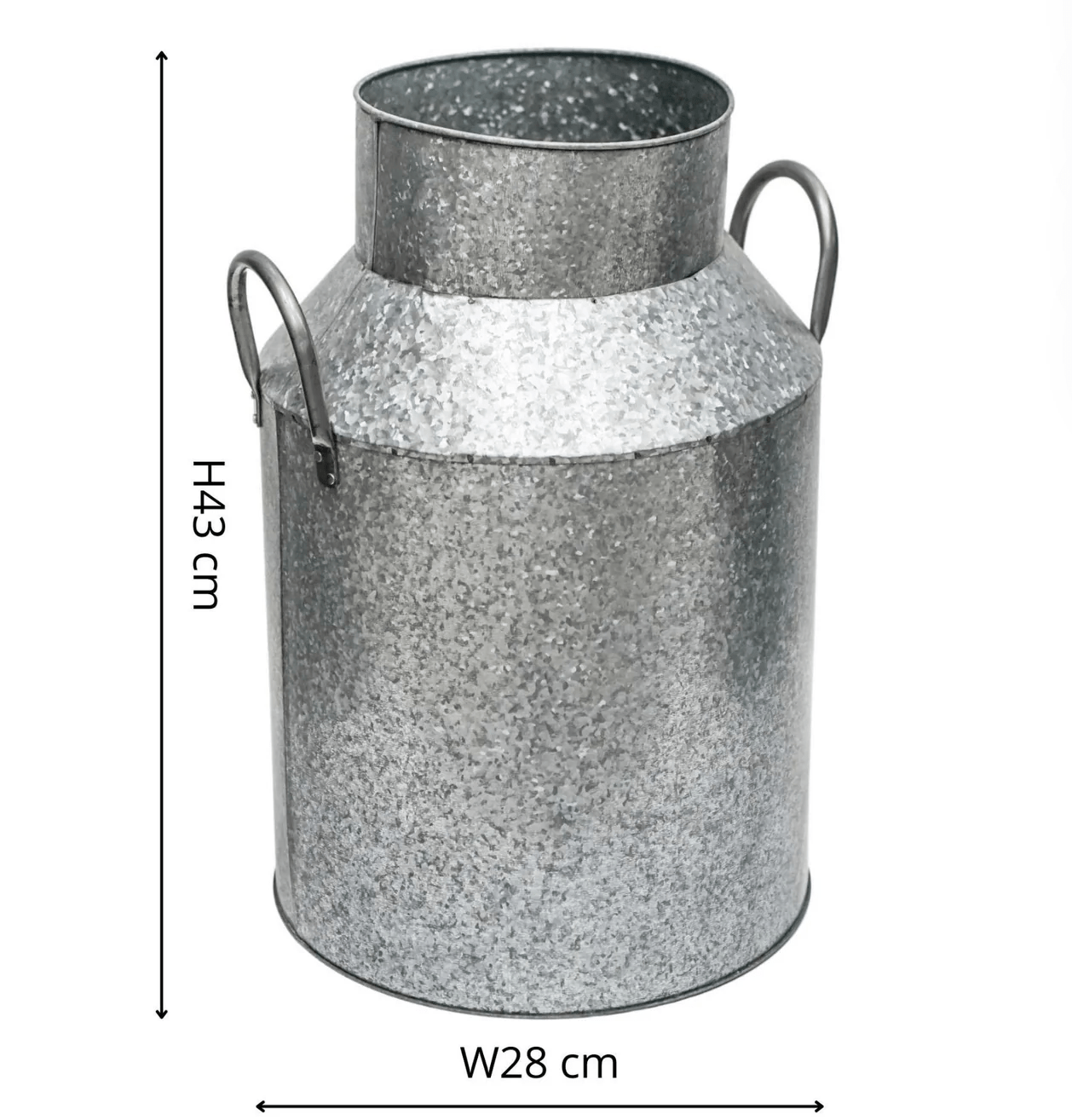 Galvanised Milk Churn
