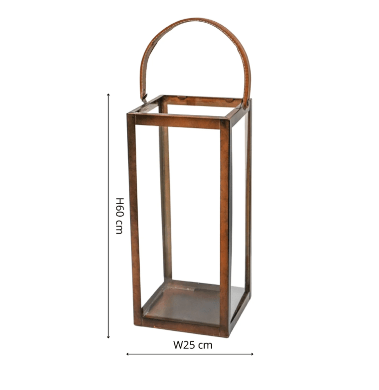 Tall Hampton Lantern in Copper