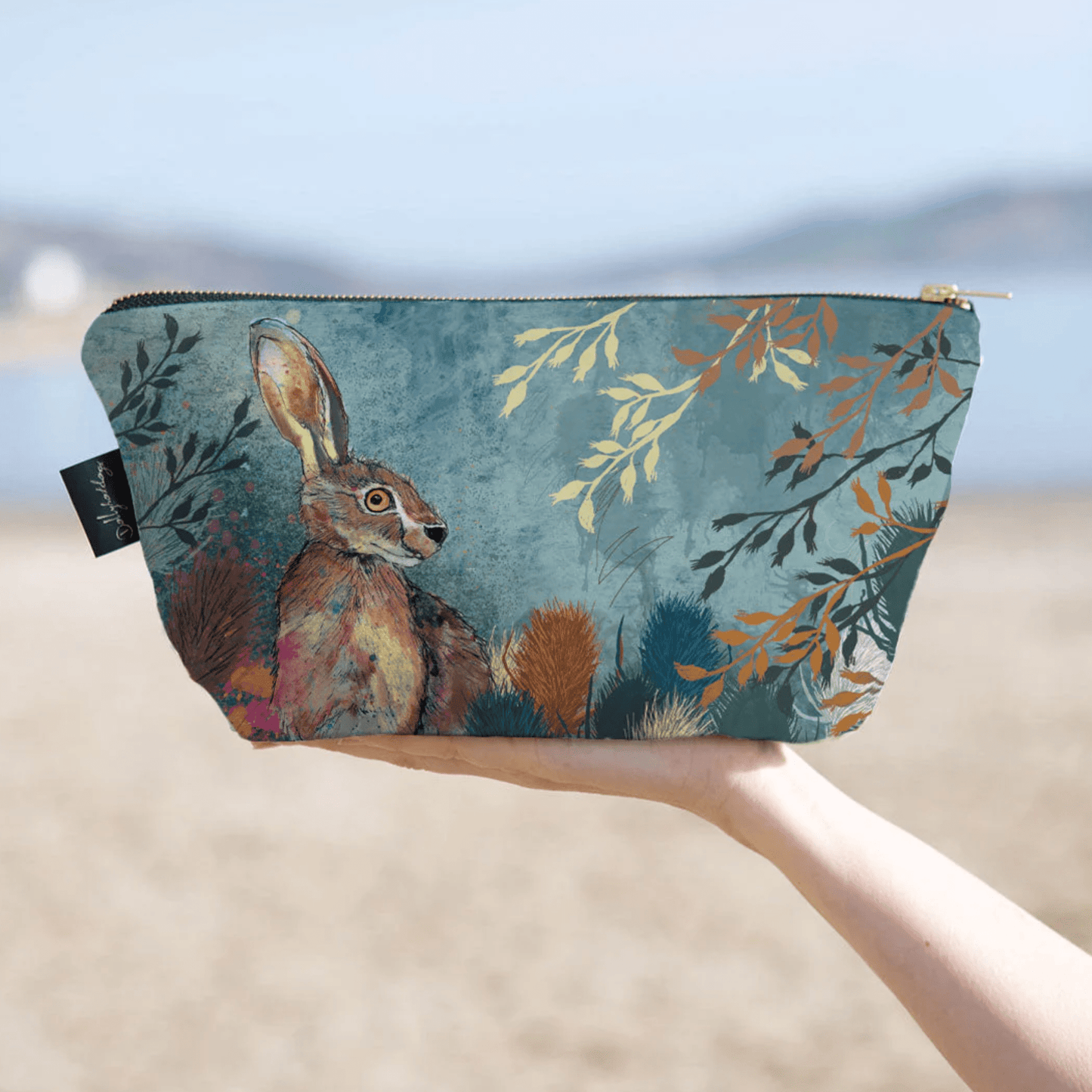 Hare Cosmetic Bag by Dollyhotdogs