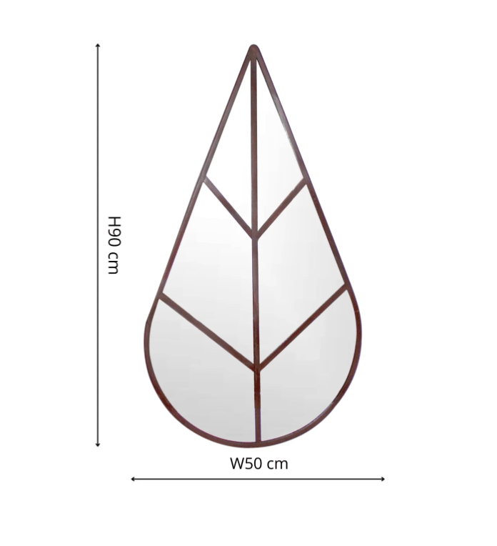 Leaf Garden Mirror Natural