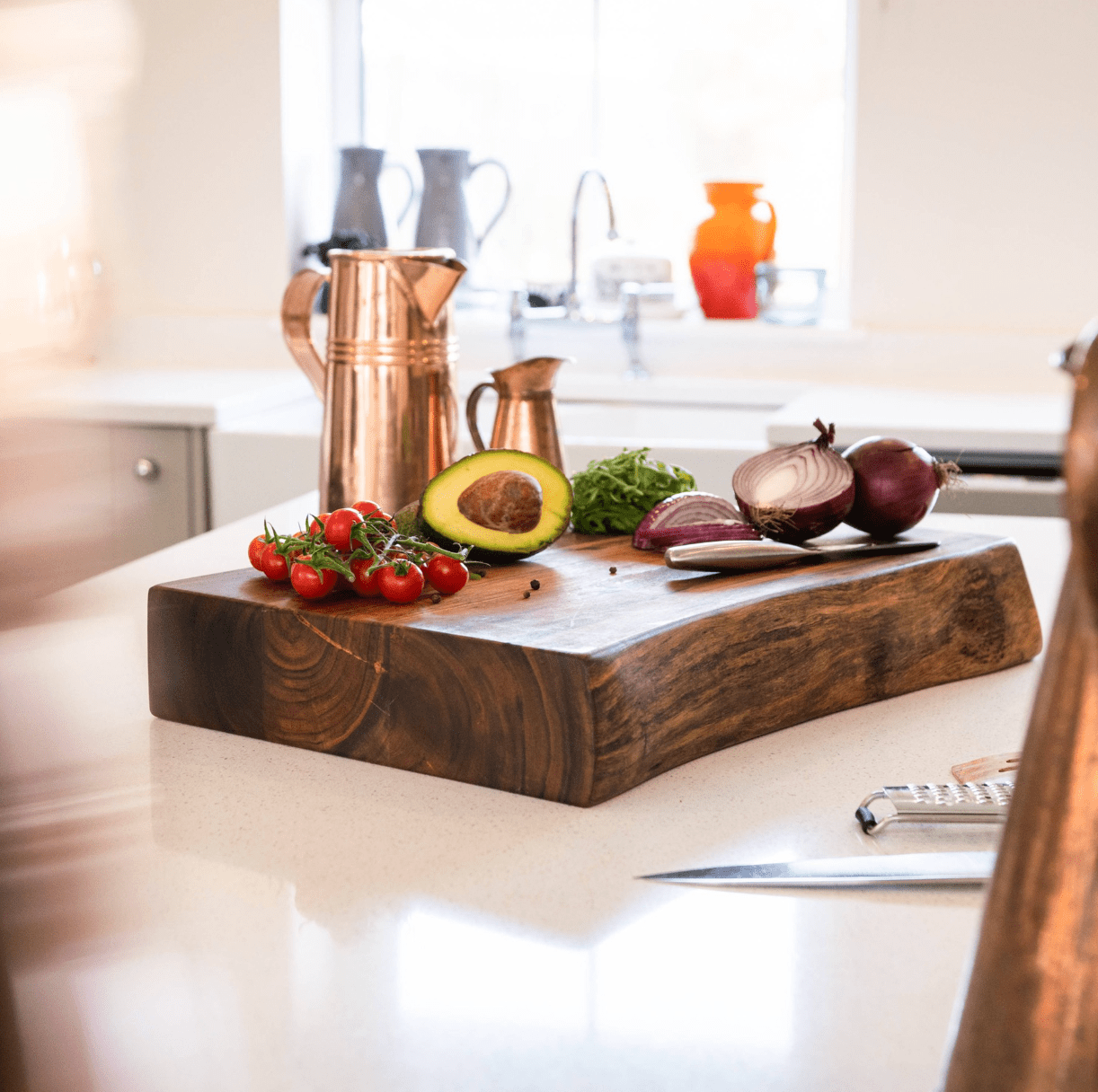 Live Edge Solid Wood Chopping Board