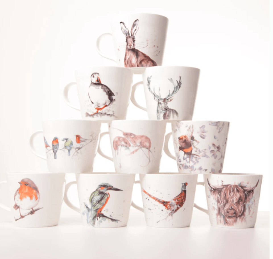 Highland Stag Bone China Mug with others in the collection