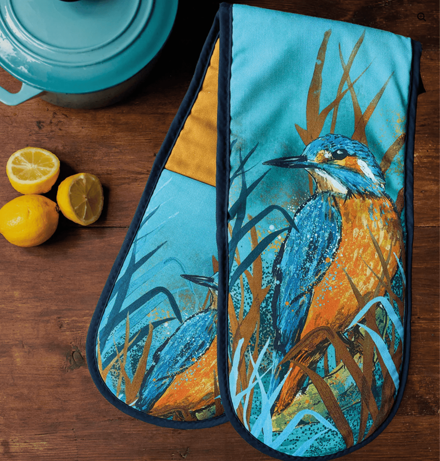 Dollyhotdogs Kingfisher Oven Gloves