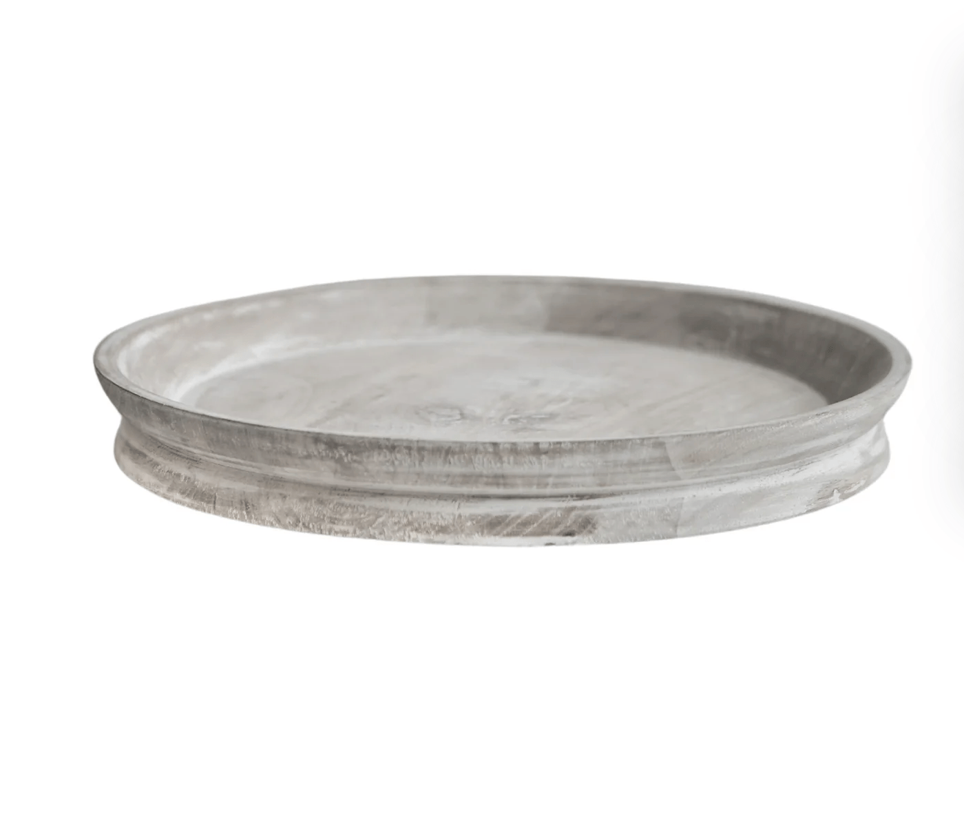 Padstow White Wash Wooden Candle Tray