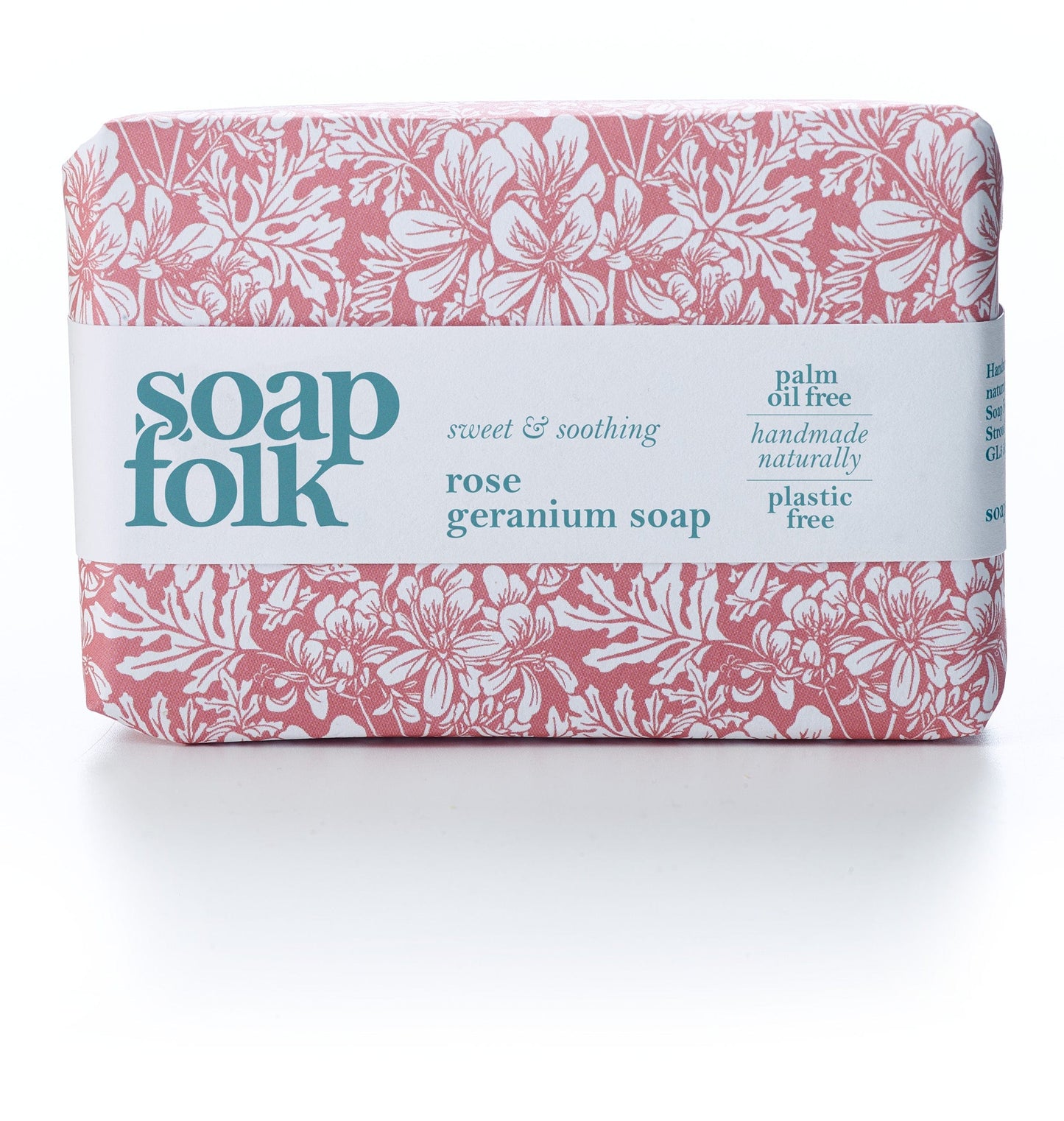 Handmade Soap Bar Lavender & Oatmilk by Soap Folk Close up Packaging