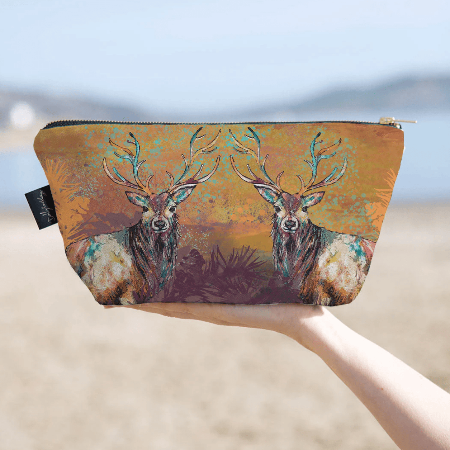 Stag Cosmetic Bag by Dollyhotdogs