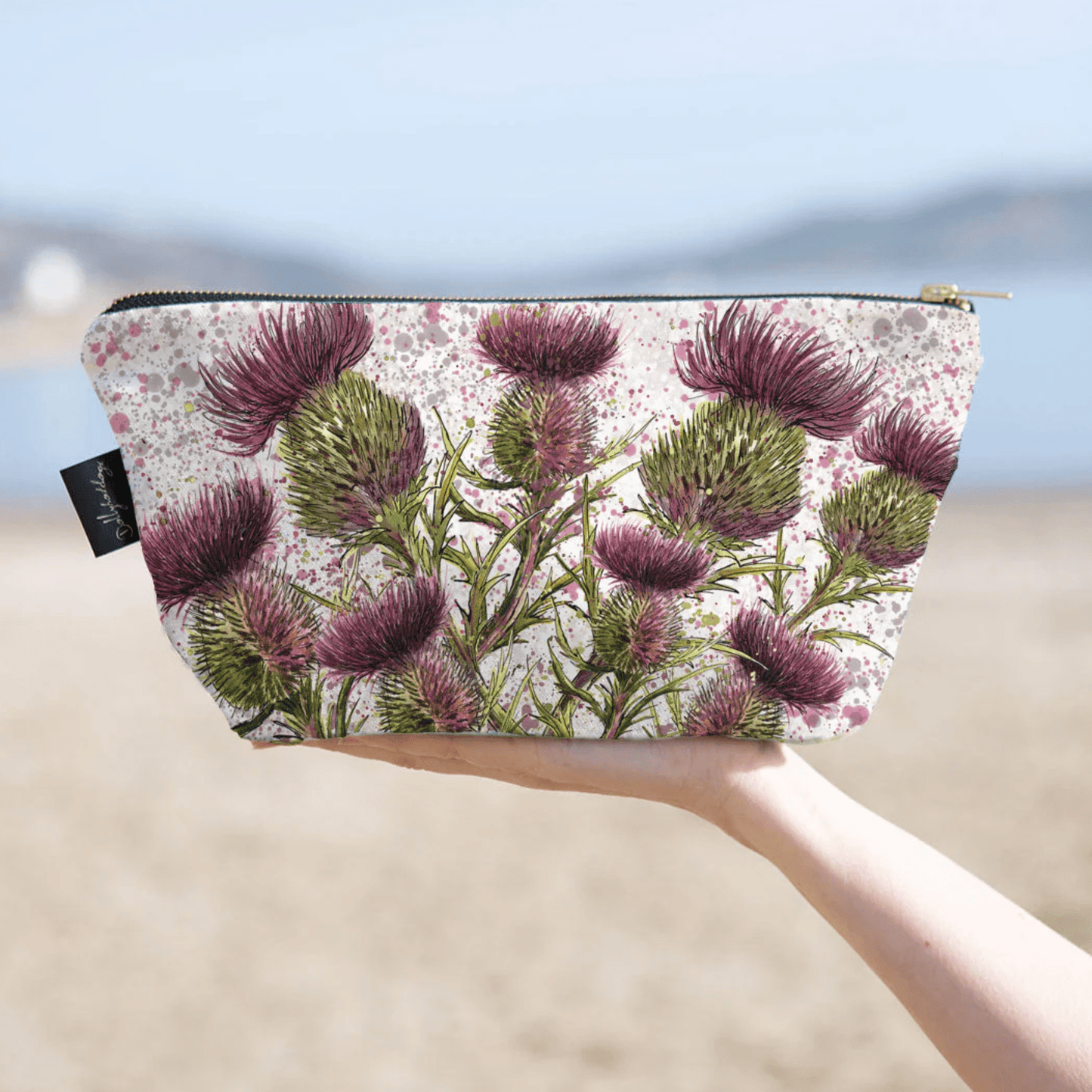 Thistle Cosmetic Bag by Dollyhotdogs