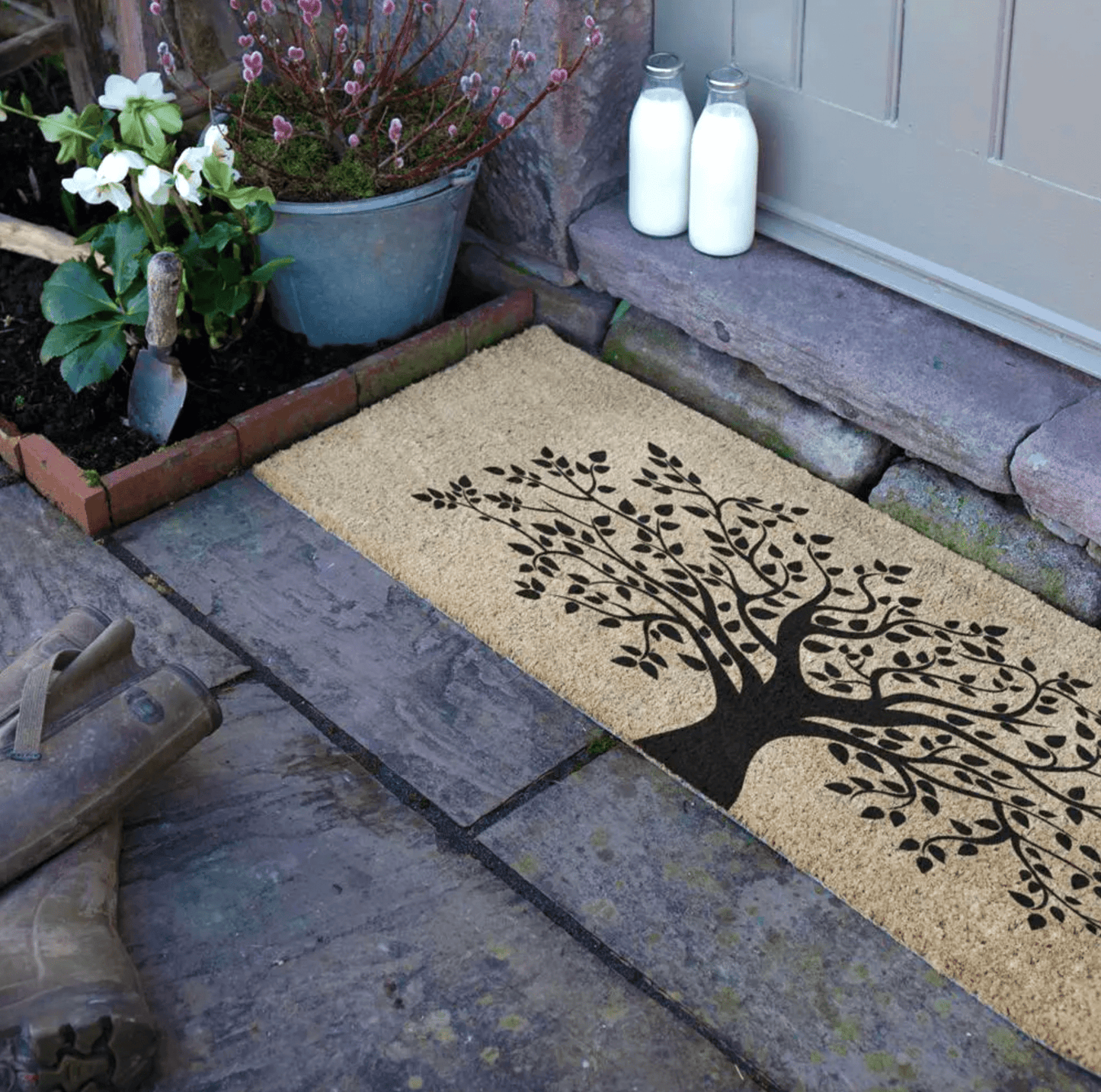 Tree of Life Patio Doormat by Artsy