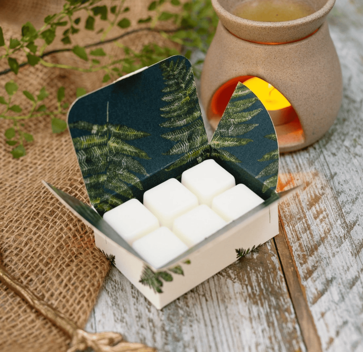 Woodland Fern & Oakmoss Soy Wax Melts by Toasted Crumpet