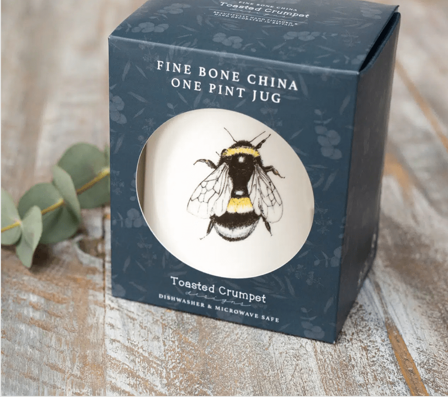 Toasted Crumpet Bone China Pint Jug