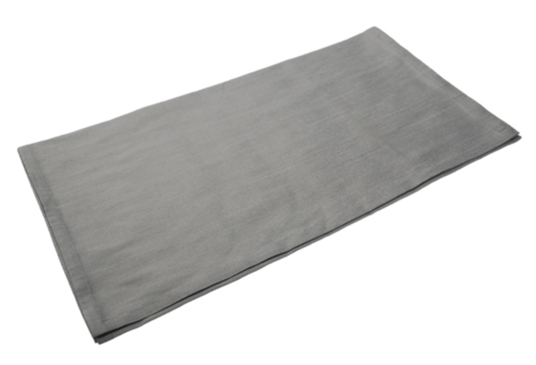 Walton & Co Dupion Petticoat Runner in Silver