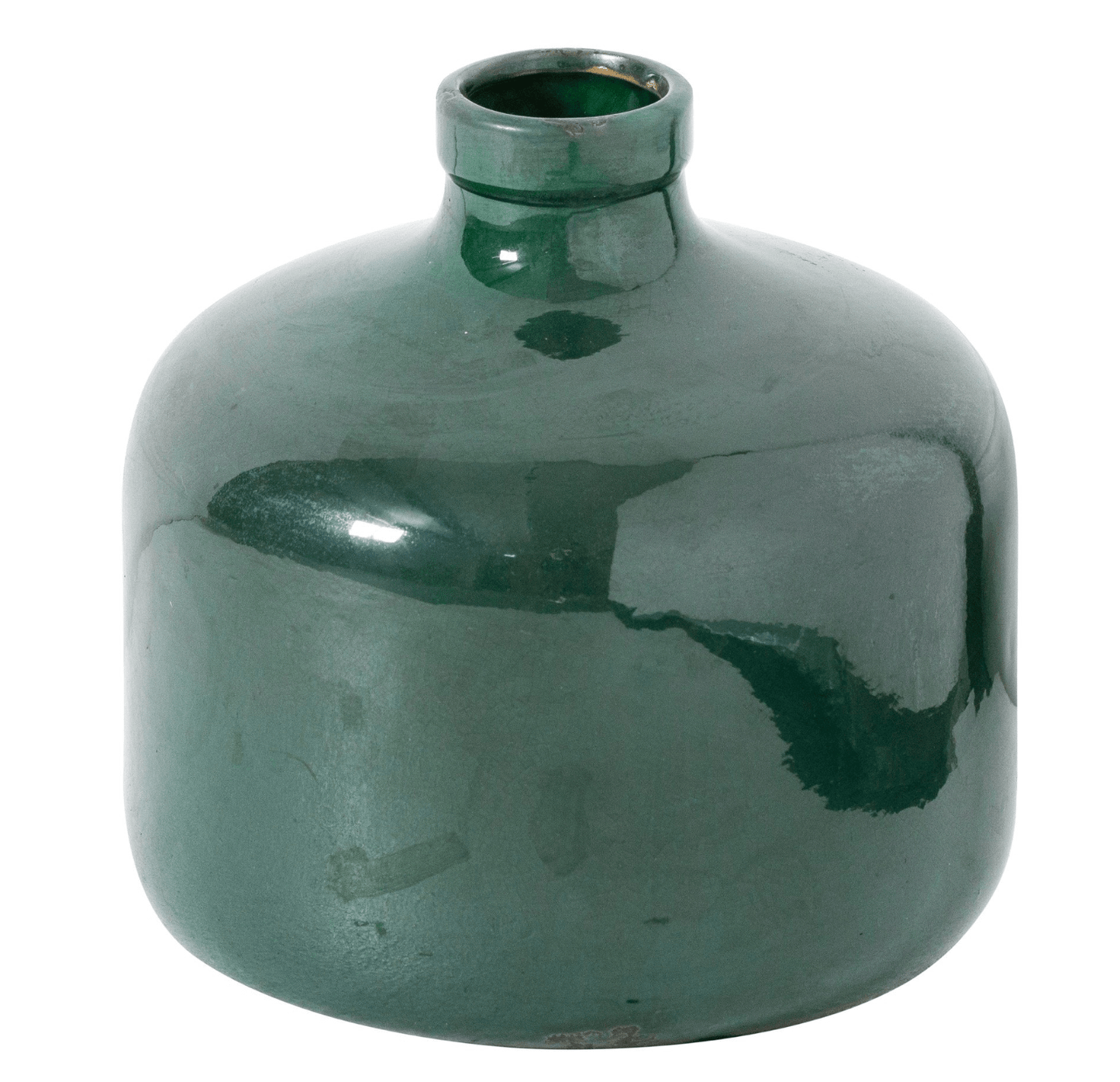 Emerald Glazed Chive Vase