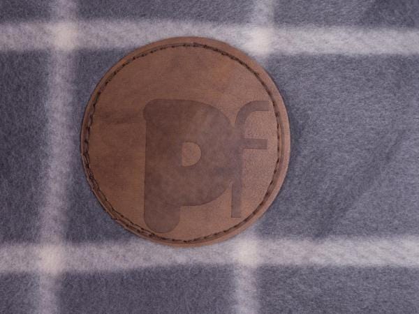 Petface Grey Check Dog Pillow Mattress