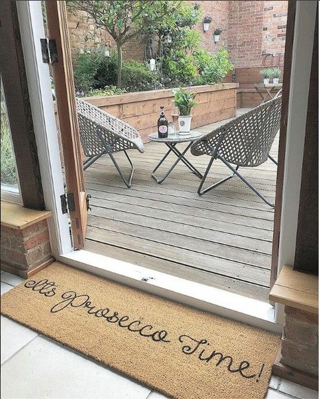 2. It's Prosecco Time' Double Width Doormat