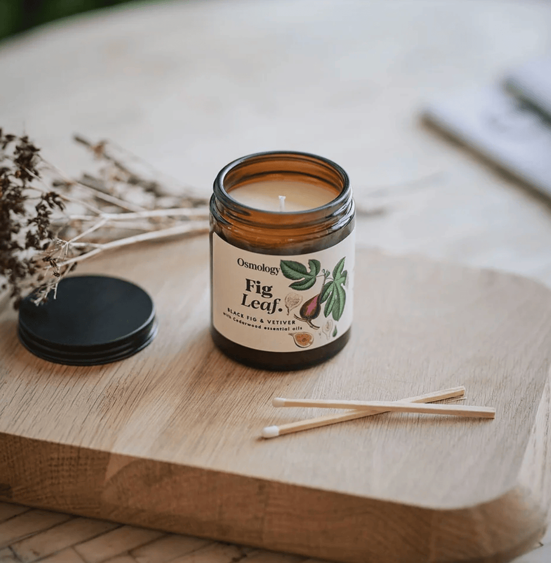 Osmology Candle Fig Leaf By Aery | Turquoise Living