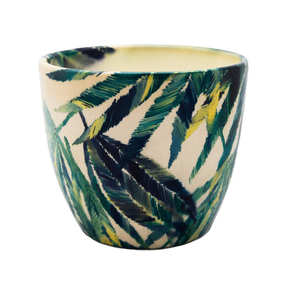 Monza Ceramic Planter by Ivyline botanical fern