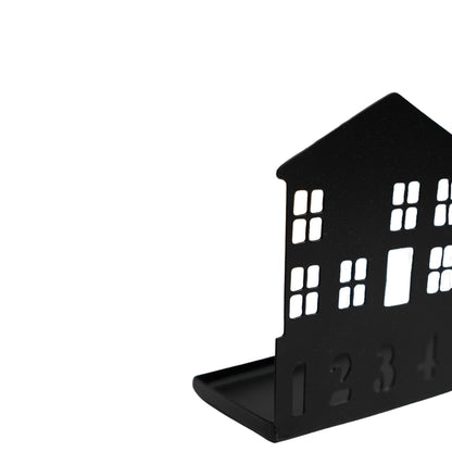 Advent Tealight Centrepiece Metal Black