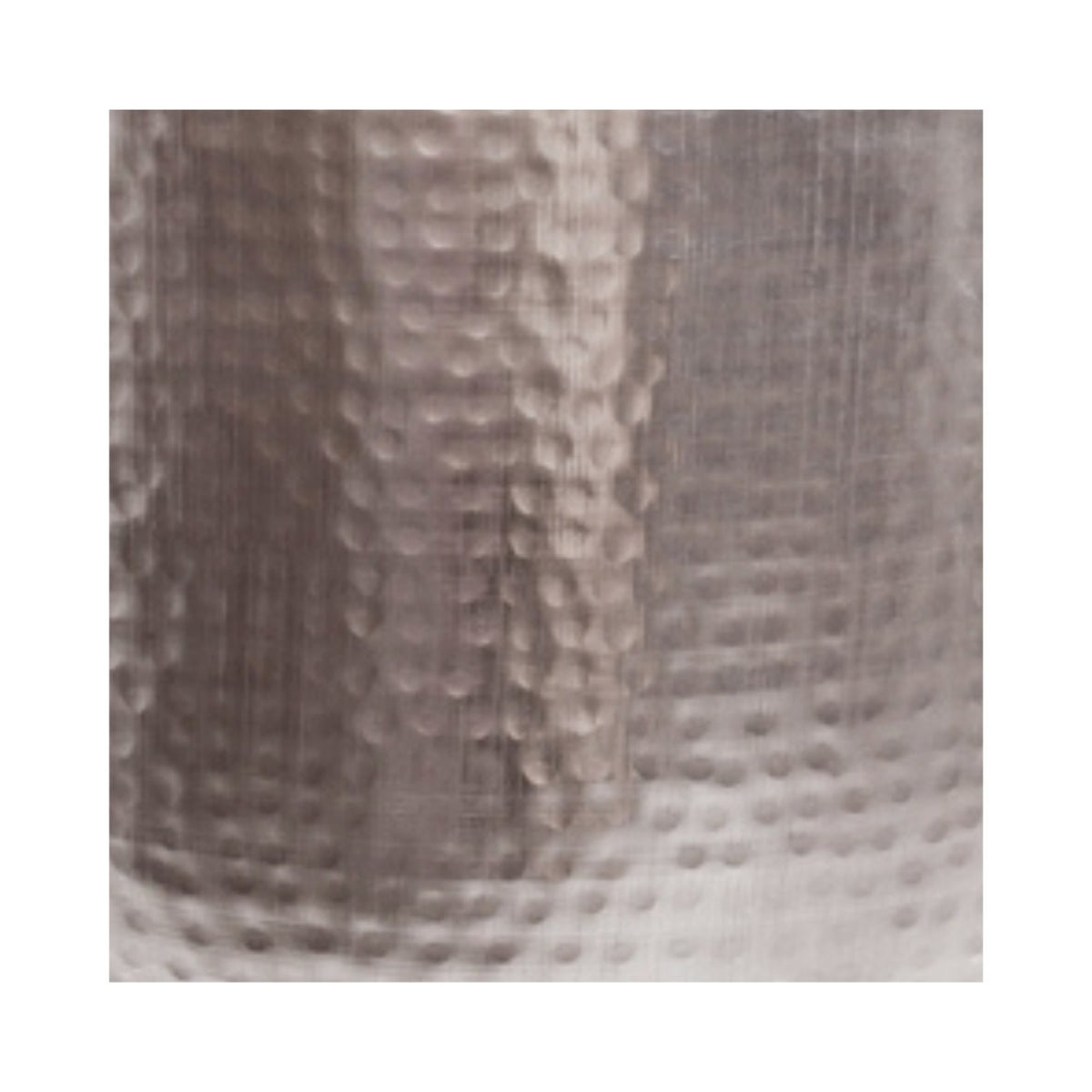 Felix Hammered Metal Planter Set of 3 silver closeup