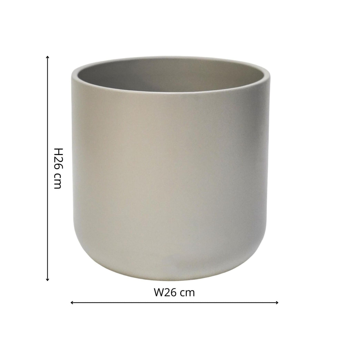 Ivyline Lisbon Planter light-grey dimensions