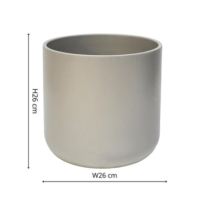 Ivyline Lisbon Planter light-grey dimensions