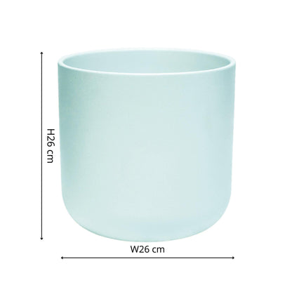 Ivyline Lisbon Planter mint green dimensions
