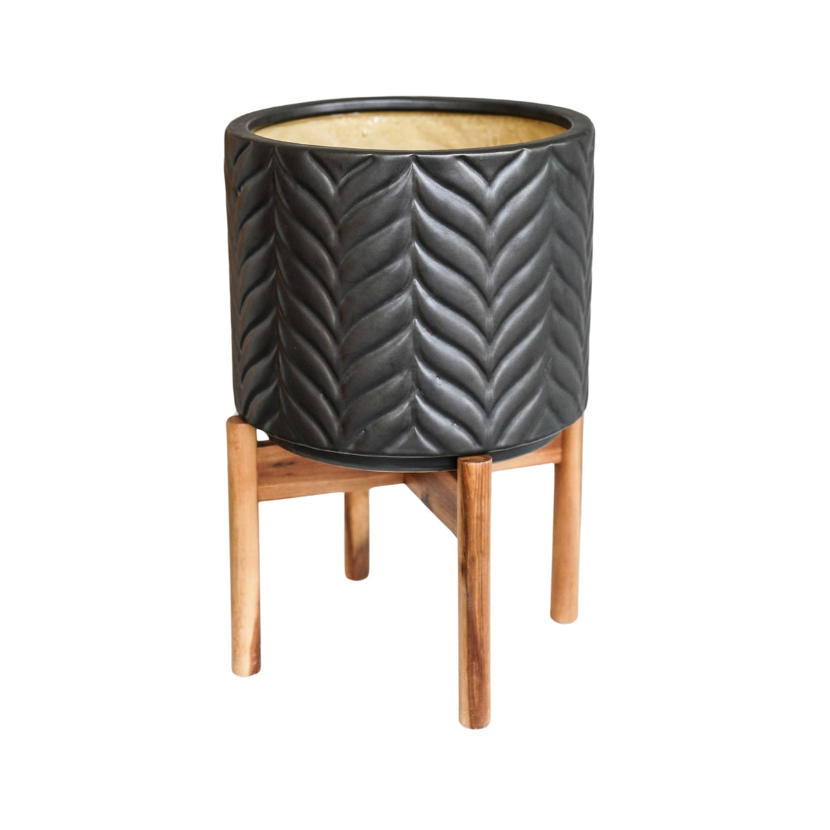 Aspen Chevron Planter by Ivyline mercury