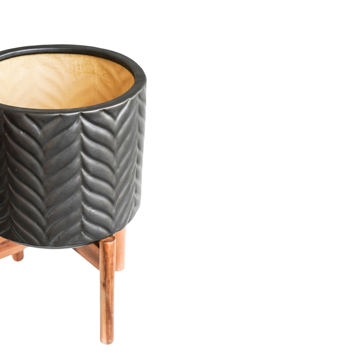 Aspen Chevron Planter by Ivyline mercury