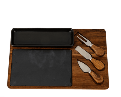 Acacia Cheese Board Set