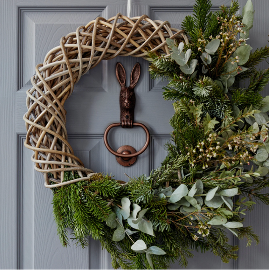 Cast Iron Hare Door Knocker - Copper