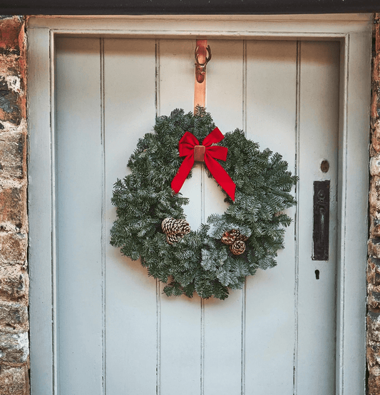 Christmas Wreath Hanger Copper Stag