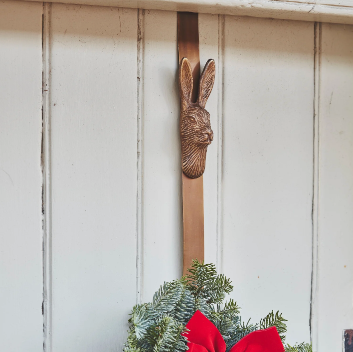 Christmas Wreath Hanger Hare