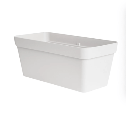 Cleo Rectangle Flower Box With Wheels