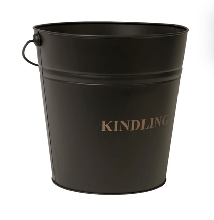 Black Kindling Bucket by Ivyline