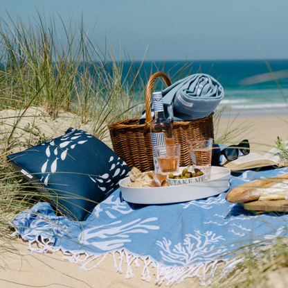 Coral Beach Sheet (Hammam Towel) by Sea Kisses