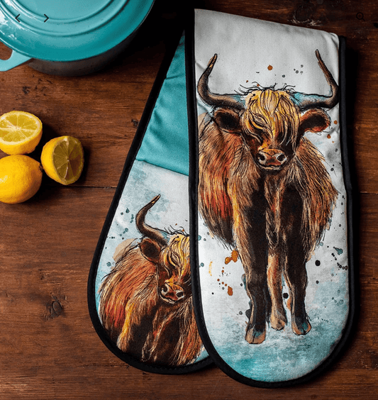 Cow Oven Gloves by Dollyhotdogs