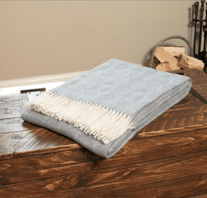 Wool Blanket Diamond Design