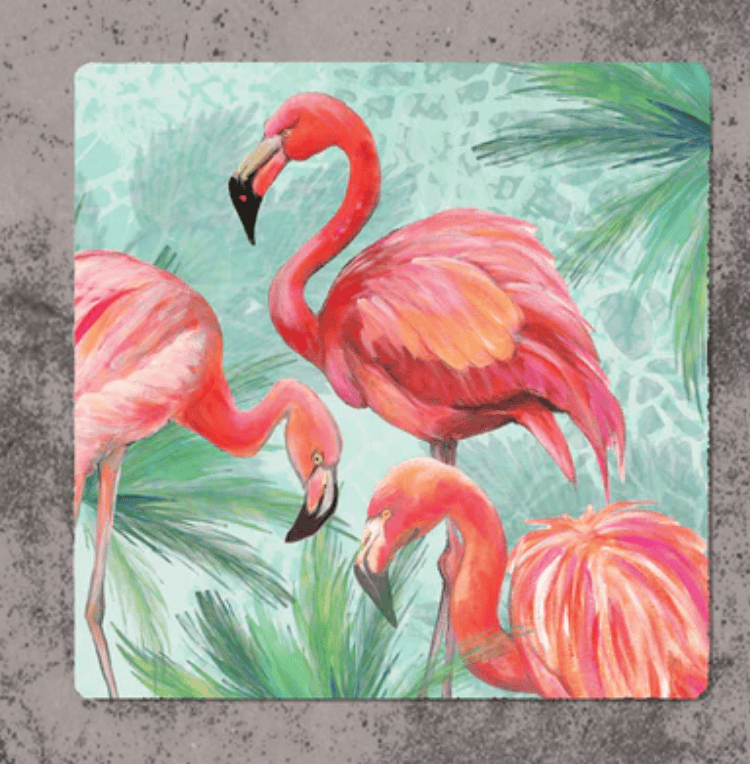 Dollyhotdogs Flamingo Coaster