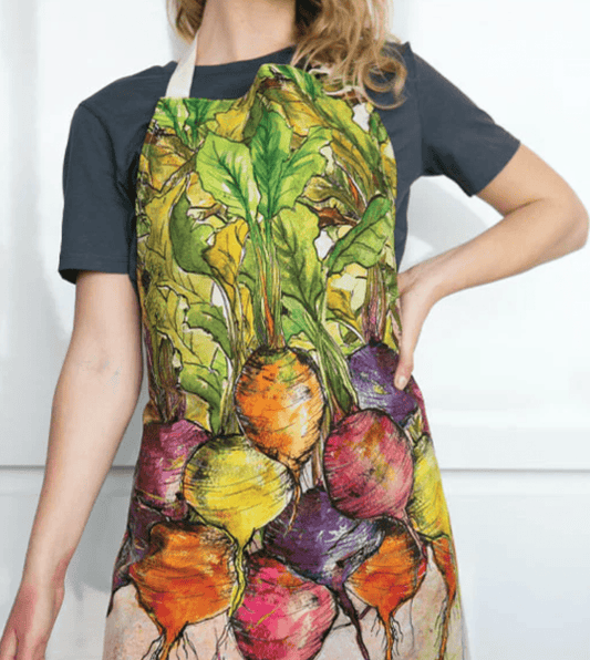 Radish apron by Dollyhotdogs on model