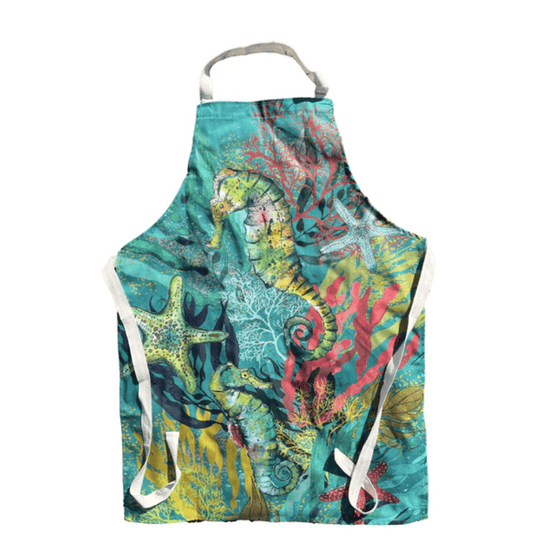 Dollyhotdogs Seahorse & Starfish Apron