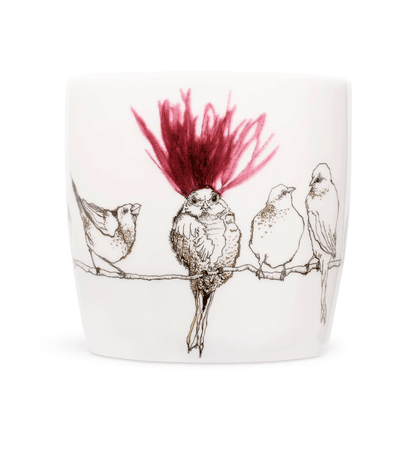 Anna Wright Fine Bone China Duck Mug "Midlife Crisis" back 