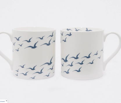 Flock of Gulls Mug by SeaKisses