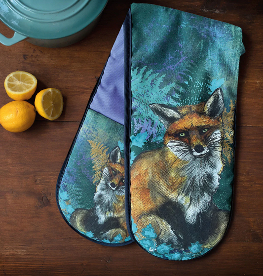 Quality Oven Gloves Fox Design by Dollyhotdogs